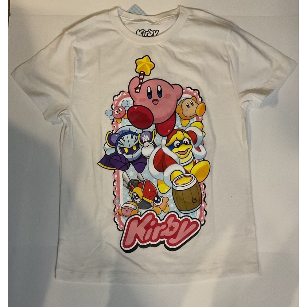 Nintendo Kirby White Graphic T-Shirt Size XL‎ New with Tags